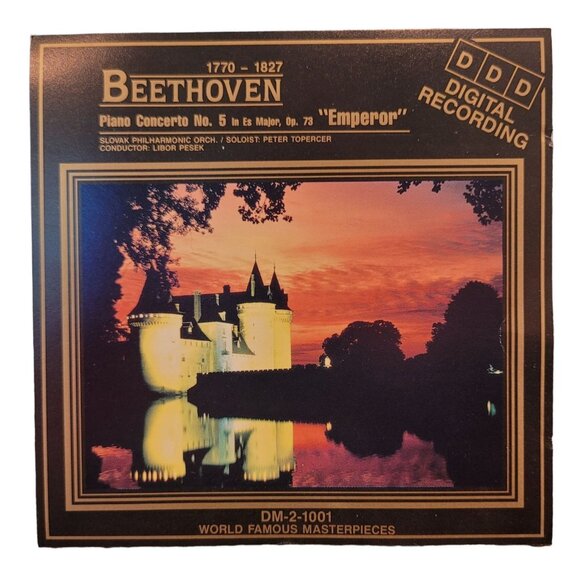 Beethoven Piano Concerto No 5 Slovak Philharmonic Orchestra Music CD 37174cd - Picture 1 of 2